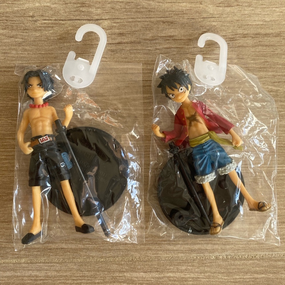 One Piece Anime Action Figure, Monkey D Luffy and Portgas D Ace